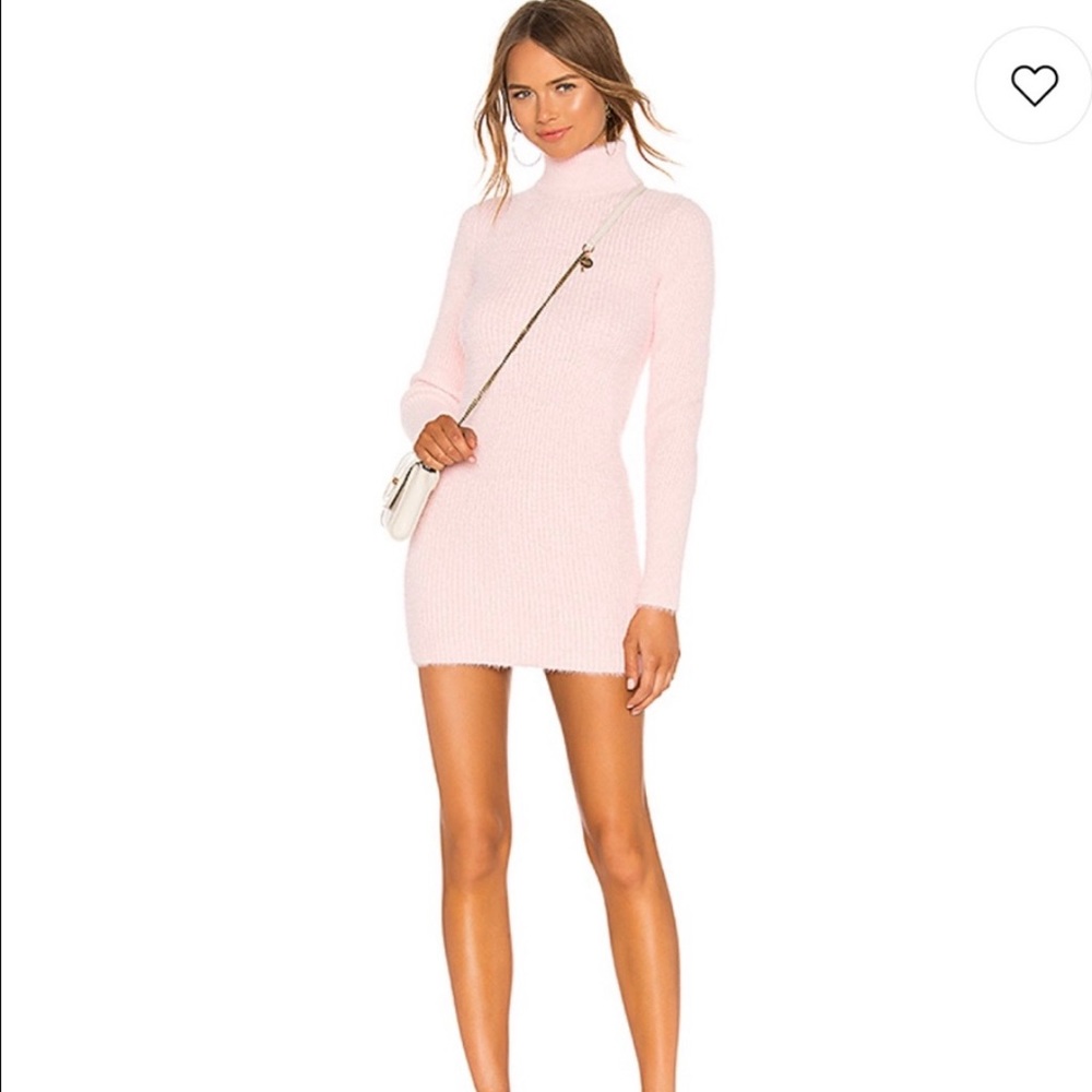 Majorelle nelly pink sweater dress